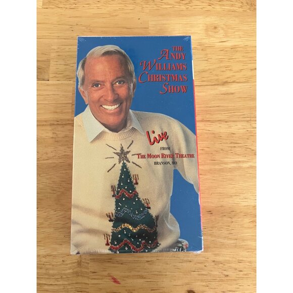 The Andy Williams Christmas Show VHS Live From The Moon River Theatre Branson MO - Picture 1 of 4